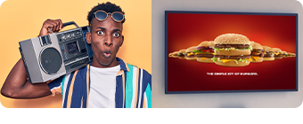 Radio and TV advertising icon